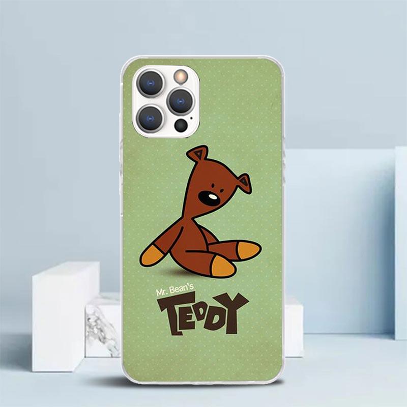 

Mr-B-Bean Cartoon Soft Cover for iPhone 16 17 Air 15 14 Pro Max 16E Phone Case 13 Mini 12 11 7 SE 8 Print Pattern Fit Cases 16 1 iPhone 16E