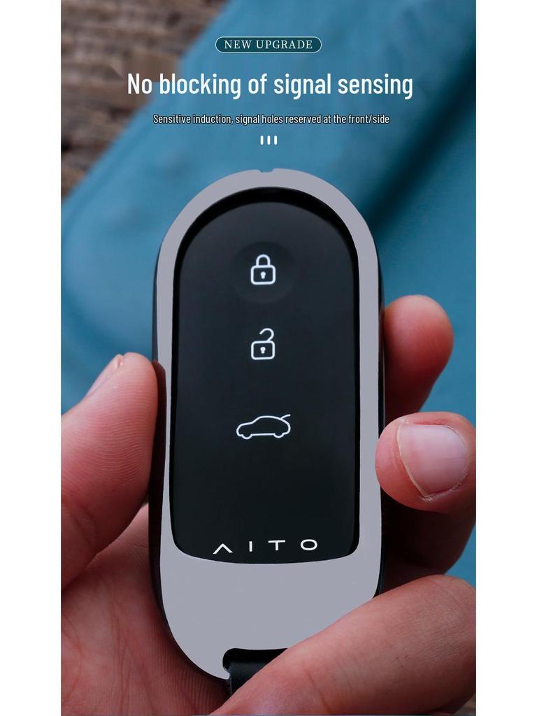 AITO M5 2022 Key Cover: Dedicated Metal Case with Buckle for M7 Seres Model
