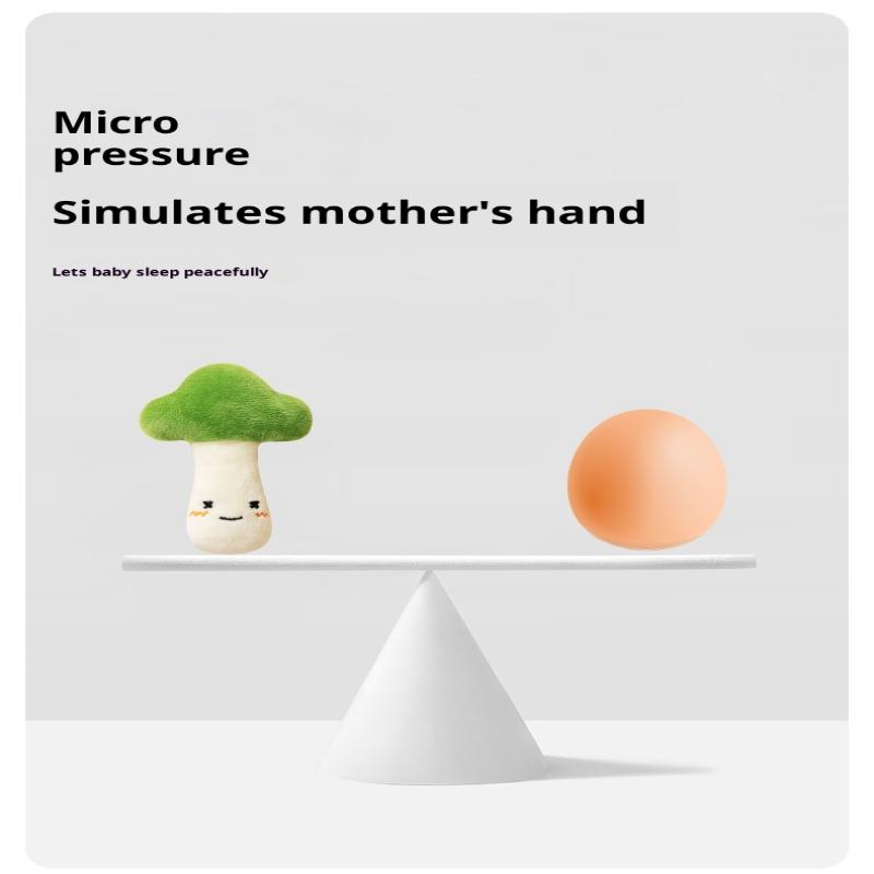 1/2PCS Baby Soothing Toy Plush Fruit Doll Infant Anti Startle Sleep Aid Holding Ring Newborn Comfort Toy