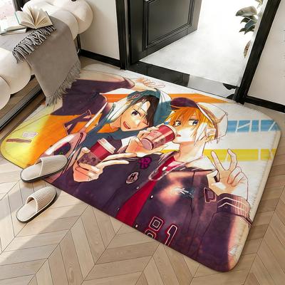Soft Absorbent Non-Slip Rug Anime S-Sasaki To MiyanoS Floor Mat Home Decor Doormat Bedroom Floor Mat Shower Carpet