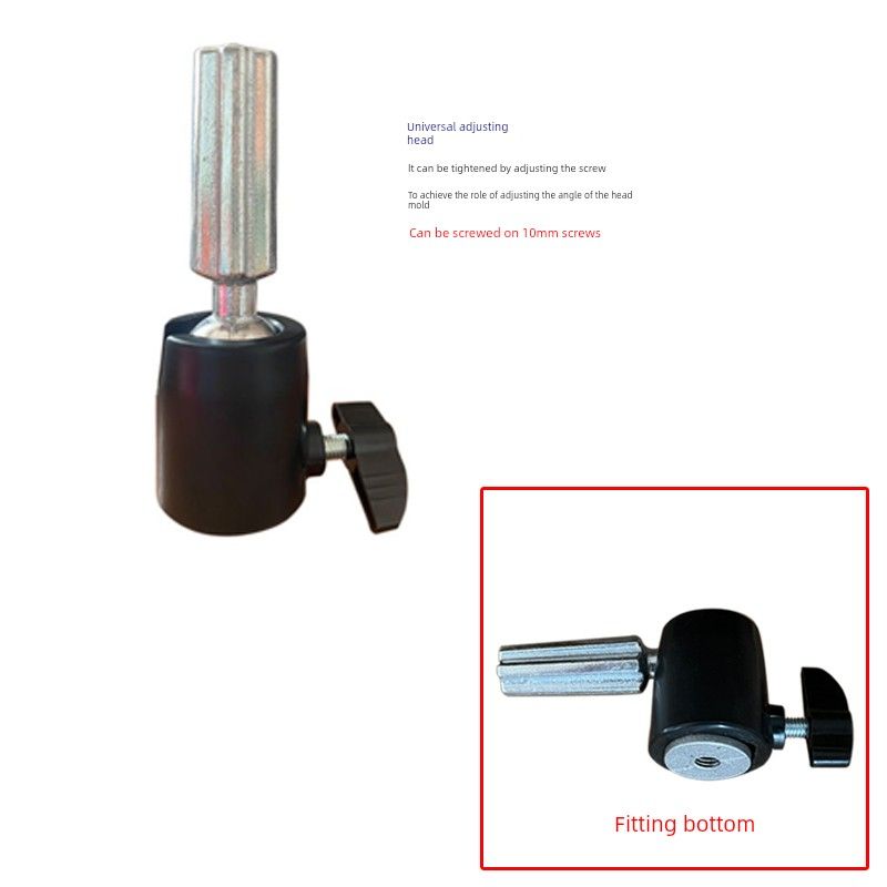 

Hairdressing Holder for Head Model Accessories Plug Adapter Adapter Mobile Phone Bracket Wig Bold Bracket Metal Toe Cap Parts Head mold bracket M10 accessories