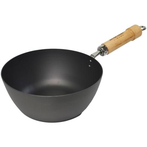 River Light Goku JAPAN Iron Saucepan, 20cm, Nitride Iron, Induction Compatible, Rust Resistant, Made in Japan, J1420WH