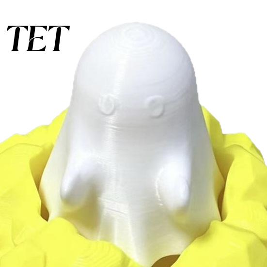 Mini Desk Accessory 3D Printed Cute Ghost Fidget Clicker Toy, Halloween Stress Trendy Office Decoration Relief Ornament Pen Holder, Novelty