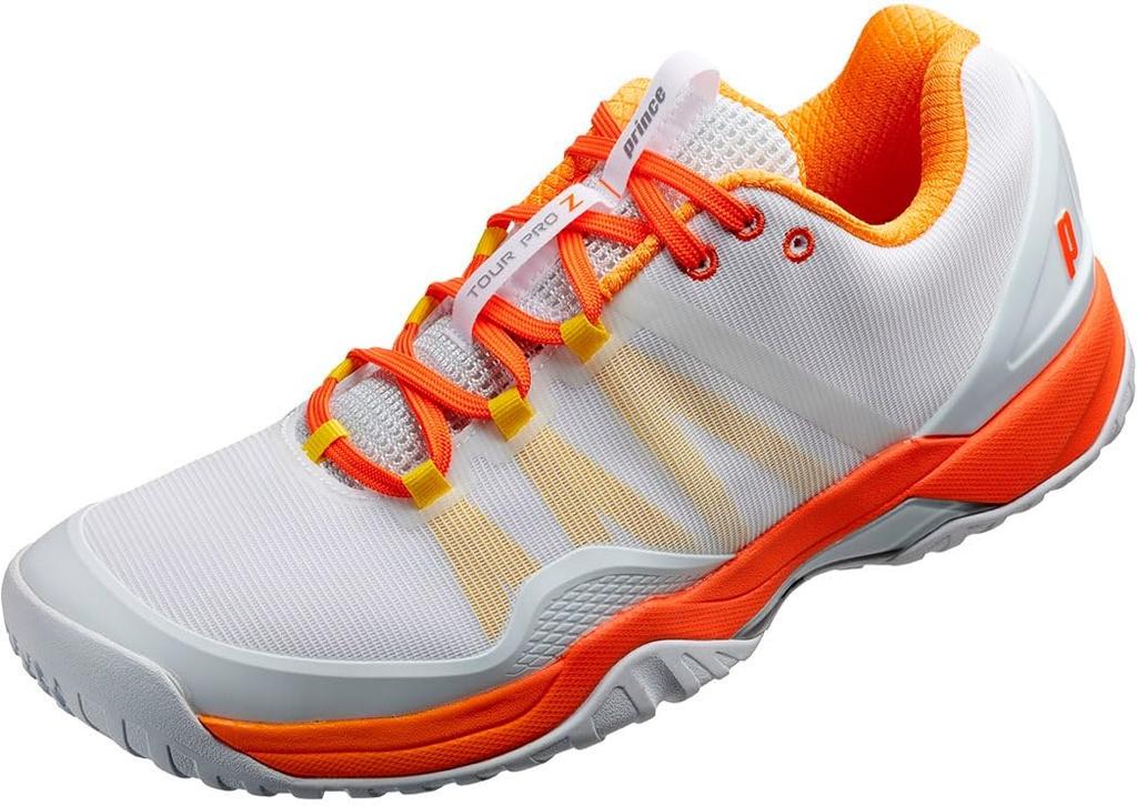 Prince TOUR PRO Z VII CG X DPSZC19 White X Orange Cm (White Orange) (349) 24.5