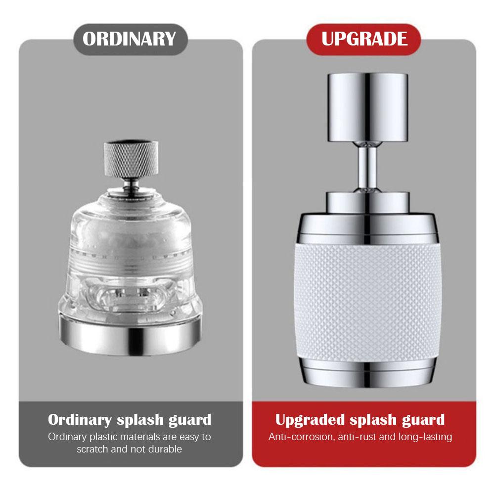 Faucet Aerator 360° Twist Kitchen Sink Aerator, Dual-function Sink Sprayer Attachment, Faucet Replacement Part Common Interface