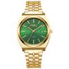 Ouki Mens Stainless Steel Watch With Quartz Movement And Calendar For Business Casual Wear