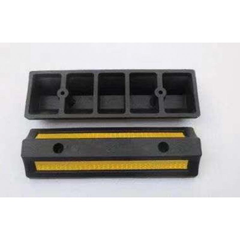 Rubber and Plastic Wheel Chock for Garage