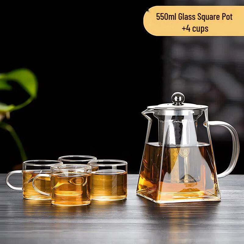 Qiwei Small Heat-Resistant Glass Teapot