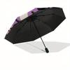 Hello Kitty,Halloween Automatic Folding Umbrella-Simple 8-Rib Design, Bright Cartoon Pattern, Durable Iron Frame, Suitable For Travel, Outdo