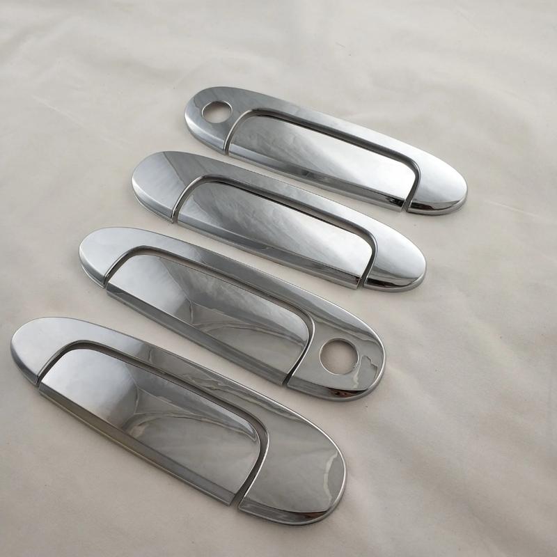 Door Handle Bowl Cover For Toyota Yaris Vitz 1996 1997 1998 2000 8pcs New Car Abs Chrome Accessories Plated Trim Paste Style