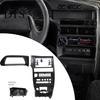Vehicle Stereo Wiring Harness 9 Inch Car Radio Dash Fascia Kit for Lada Samara 2002-2014 Left Double Din Adapter Hand Drive, Frame Bezel Android Head