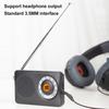 Tragbares Radio mit Lautsprecher Kopfhöreranschluss Taschenradio Batteriebetrieben für Innen Außen und Notfallgebrauch
