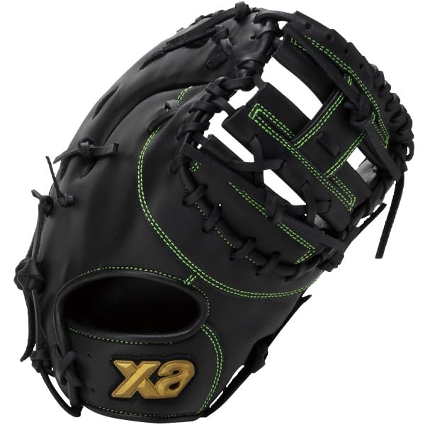 Xanax Wing Air Junior Soft Baseball First Black BJF26JF1W Mitt, Baseman's Mitt, (90), Right-Handed/Left-Handed,
