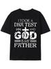 Vibrant Christian Quote Graphic Tee - Soft, Breathable, Short Sleeve, Summer Fas