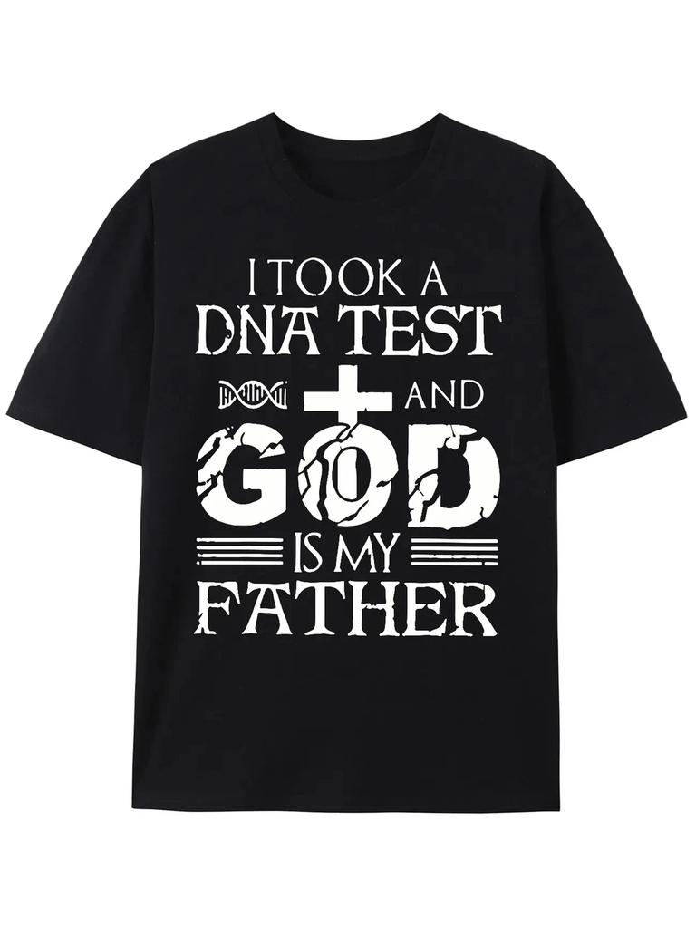 Vibrant Christian Quote Graphic Tee - Soft, Breathable, Short Sleeve, Summer Fas
