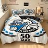 Fc Den Bosch Bedding Quilt Set Quilt Cover Pillowcase Home Decoration Birthday Gift (1 * duvet cover + 2 * pillowcase, without core)