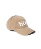HIDDEN BEHIND Hide Logo Ball Cap (Beige)