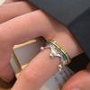 Retro Crown Ring For Men Women Two Color Punk Gothic Adjustable Open Ring Handmade Designer Zircon Unisex Accessories Love Gift
