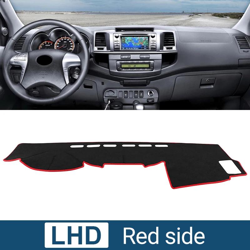 Car For Toyota Fortuner SW4 Hilux VIGO SR5 SR AN50 AN60 2005 - 2014 Dashboard Cover Mat Sun Shade Pad Carpet Protector 2013 2012