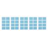 5 Sheet Grid Athletic Tape with Strong Adhesive Waterproof Relieve Tension Acupuncture Trigger Points Cross Tape Light Blue