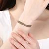 Trendy Ins Style 3-Layer Twisted Rope Chain Bracelet Stainless Steel Minimalist Unisex Fashion Hand Jewelry