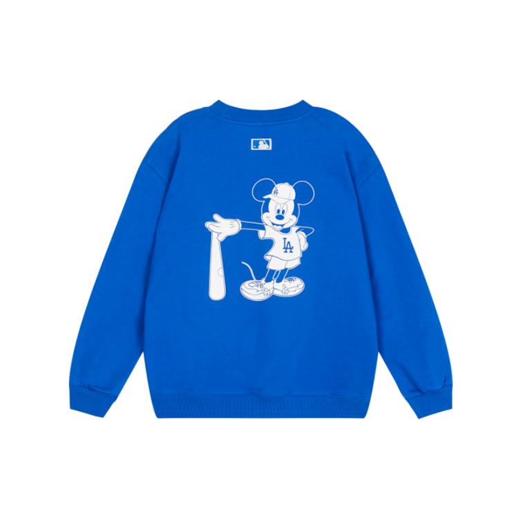 MLB X Disney MLB X Disney Sweatshirts Unisex Blue Crew Neck Moderate Regular 31MTK2011-07U L