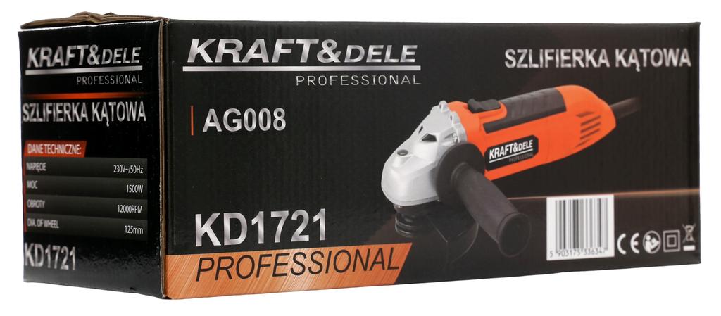 1500W 125mm Angle Grinder KD1721