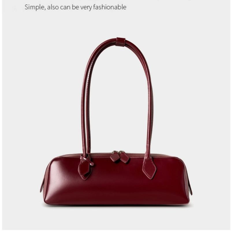 Torebki z prawdziwej skóry dla kobiet Luksusowa torba tote Vintage torba pod ramię Długi górny uchwyt Torba na ramię Damska torba pod ramię