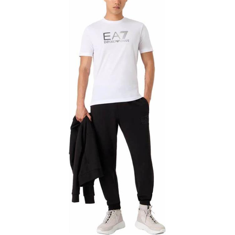 Emporio Armani EA7 T Shirt Men's White 6RPT71-PJM9Z-1100