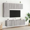 VidaXL Wall-mounted TV Cabinets 2 Pcs Sonoma Grey 60x30x41 Cm 836949