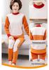 Women's Plus Size Fleece-Lined Warm Underwear Set for Middle-Aged and Elderly