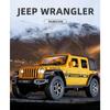 1/22 Jeeps Wrangler Rubicon Alloy Diecasts & Toy Vehicles Metal Toy Car Model Sound and Light Pull Back Collection Kids Toy Gift
