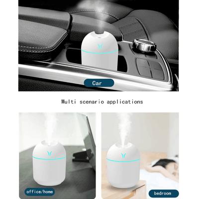 Mini Zvlhčovač vzduchu Difuzér vzduchu Výrobník mlhy Atomizér USB DC 5V LED světlo Pro domov Autopříslušenství
