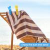 Universal Plastic Laundry Clips With Durable Design For Bedding And Clothing Drying