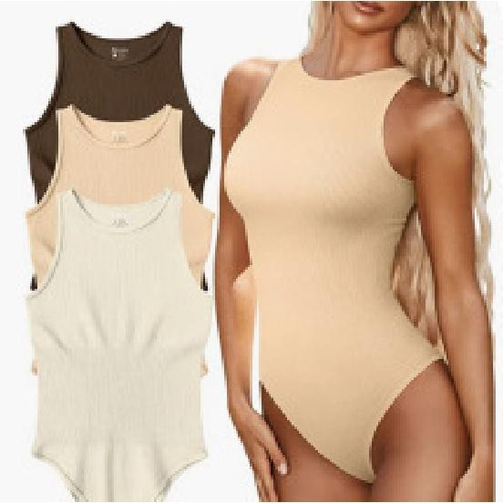 Beach Vacation Women'S Tight Fitting Jumpsuit Sexy Vest Summer Swimsuit Jumpsuit Triangle Pants New Square Collar
