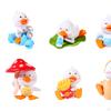 Of Small Duck Figures for Plant Pot Decoration