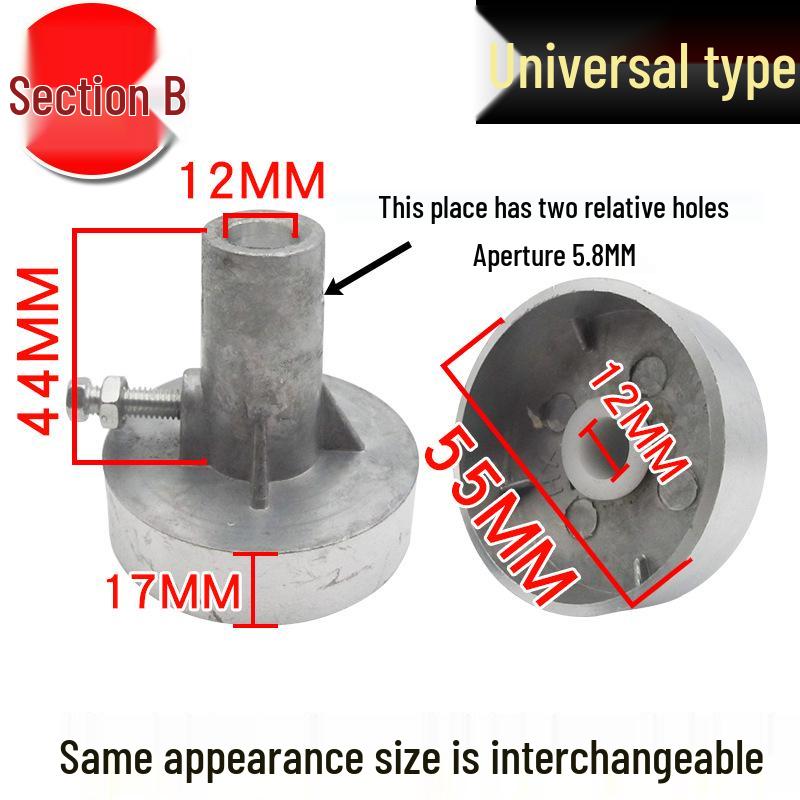 Universal Semi-Automatic Washing Machine Coupling: Double Cylinder Spin Dryer & Dehydrator Motor Aluminum Connector Accessories
