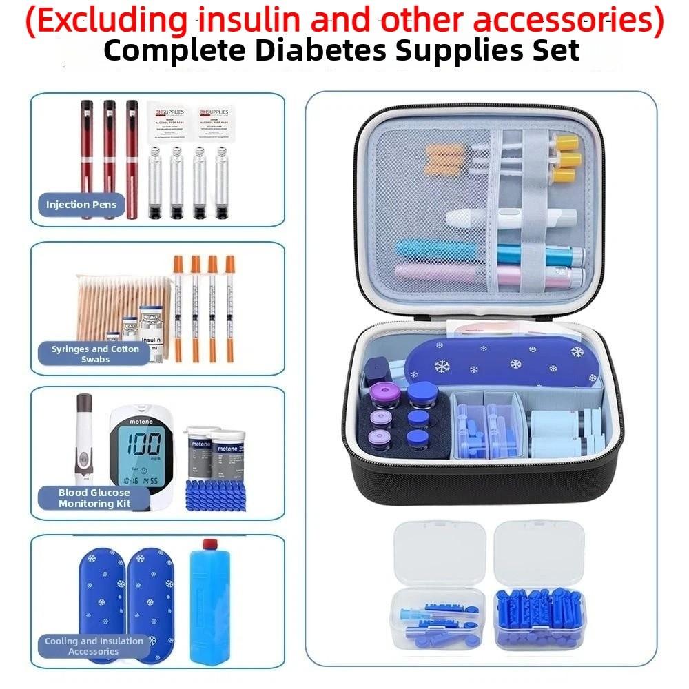 Wear-resistant Insulin Tools Storage Case Waterproof Insulin Pen Protective Box for Home