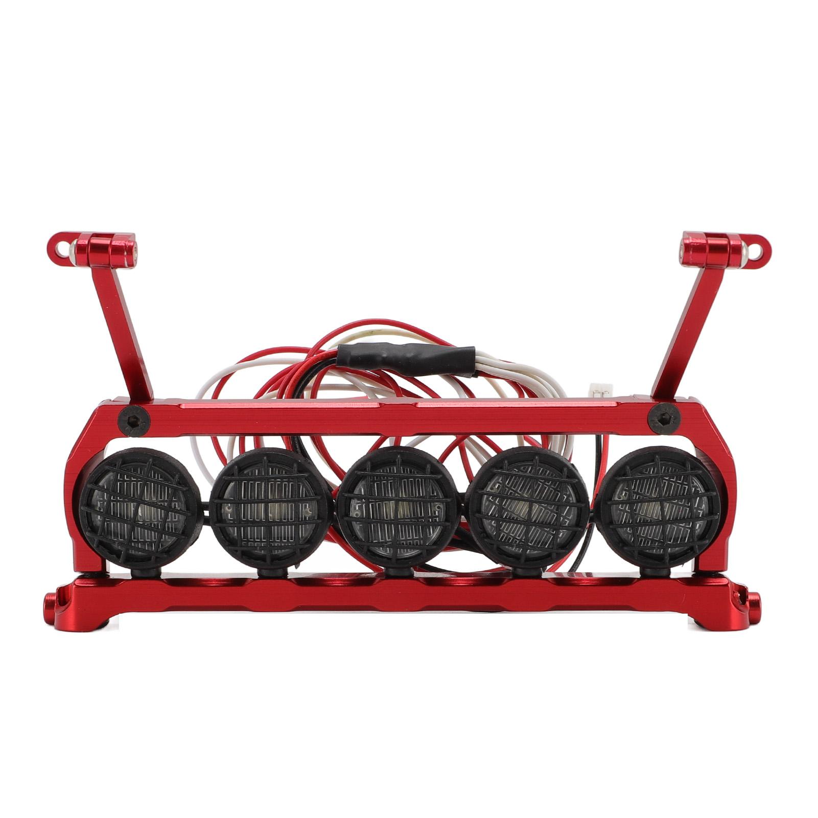 

Світлодіодний прожектор на даху RC для EXO 110 Crawler з ЧПУ, алюмінієвий сплав, світлодіодний купольний прожектор, 5 білих світил