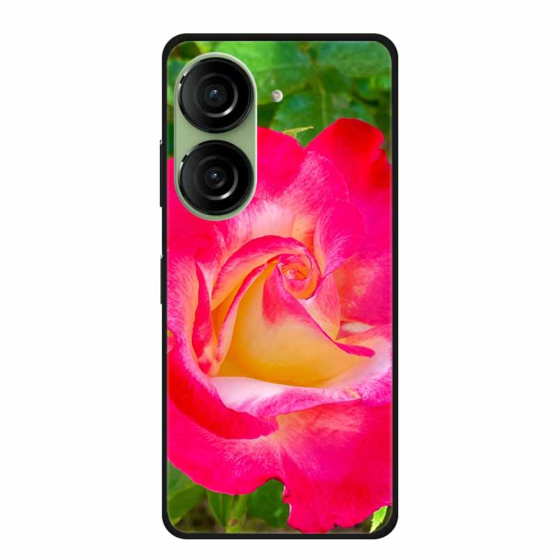 For Asus Zenfone 10 5G 5.92  Cases Lovely Soft  Black Silicone Fundas For Zenfone 10 Back Cover Shockproof Bumper Funda AI2302 Zenfone 10