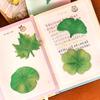 30 sheets Simulated Leaf Sticky Notes for Students with Good Looks, Maple Leaf Message Notes, Cute Leaves, N Times Sticky Notes