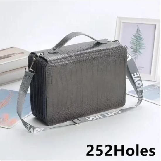 Barevné Květiny 200/252 Děrový Penál Záclona Kreativní Skica Multifunkční Velkokapacitní Kreslení Studentský Set Penálu