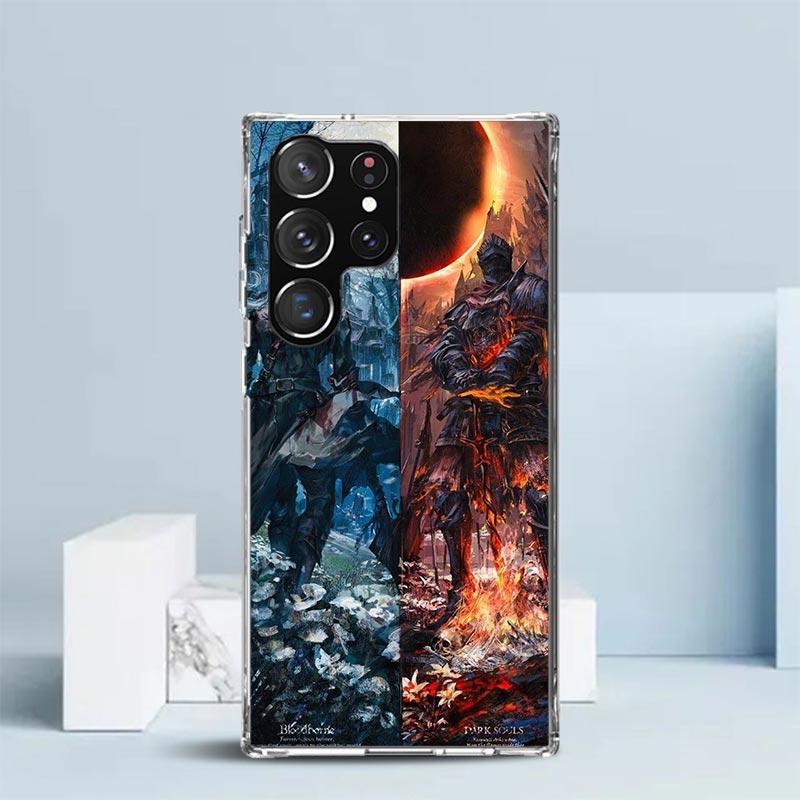 Dark Souls Game Soft Cover for Samsung Galaxy S25 Edge S26 S24 S23 Ultra Phone Case S22 S21 Plus S20 FE Print Pattern Shell Gala