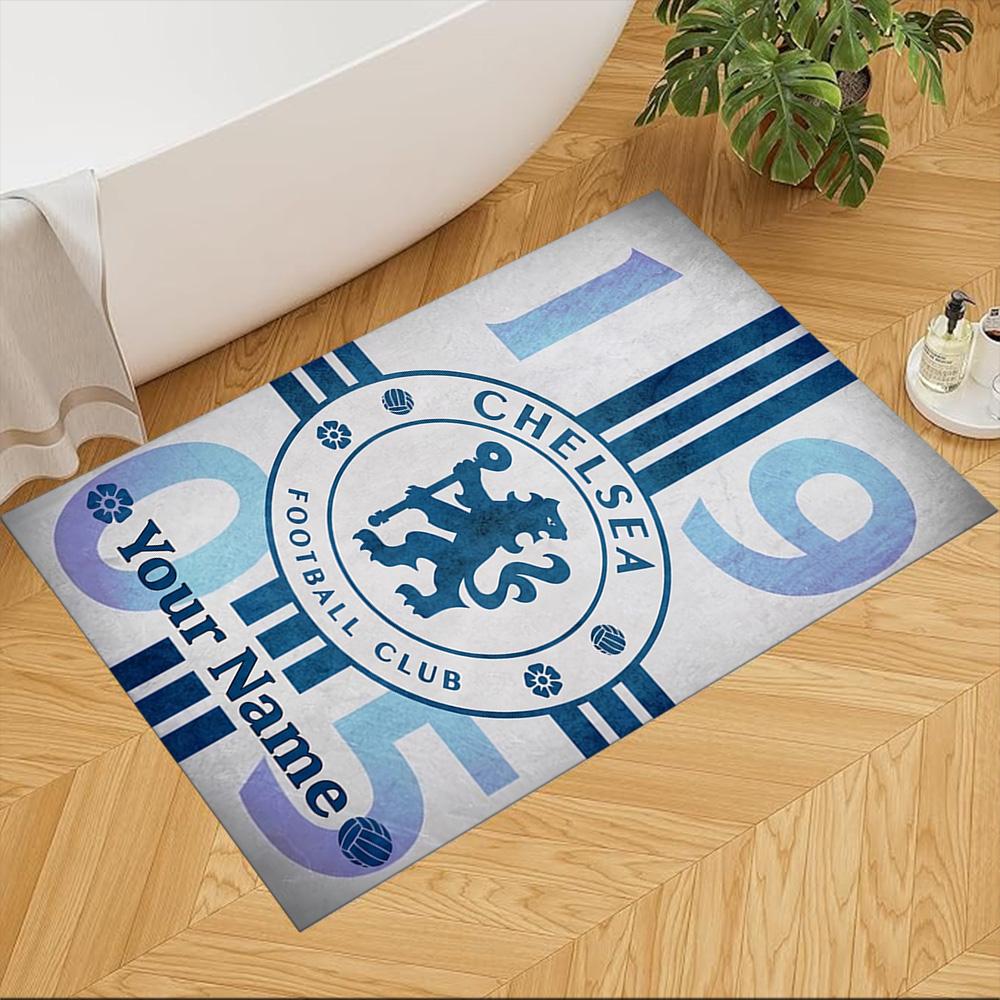 Chelsea Fc Football Player Customized Name Floor Mat Design for Study room Game Room Decorate room Dormitory Antislip Carpet Decorate Offices