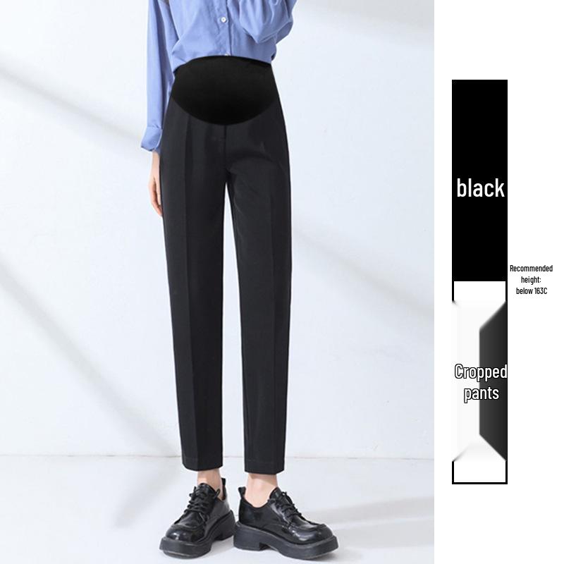 

2026 Spring/Summer Maternity Straight-Leg Cigarette Pants: Cropped & Long Options for Petite 3XL