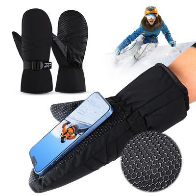 Ski Mittens Windproof Winter Gloves Thermal Cycling Gloves Snowboard Gloves Cold Weather Gloves for Men and Women