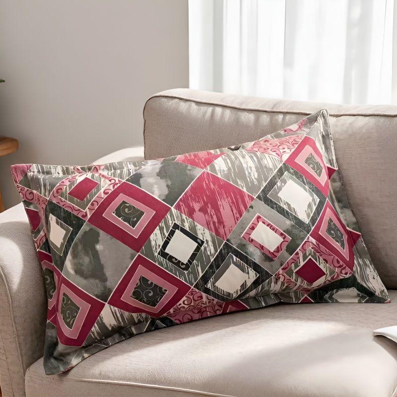 Skin-Friendly Breathable Brushed Pillowcase, Thickened 48x78 cm Cover for Adult Pillow Core