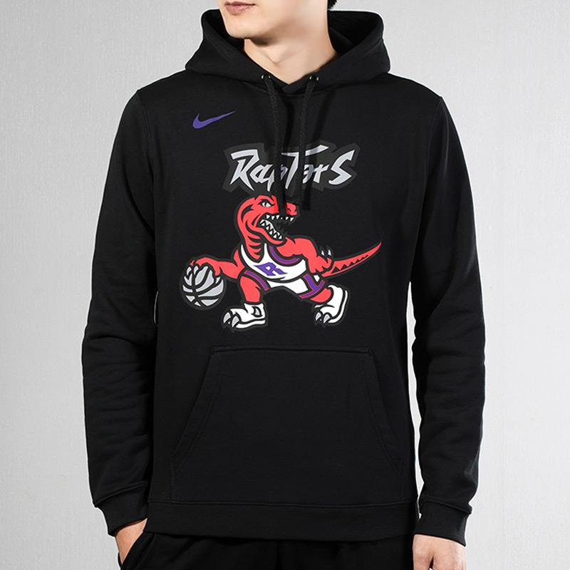 Nike Toronto Raptors Fleece Hoodie Men Tops Black CI4538-010
