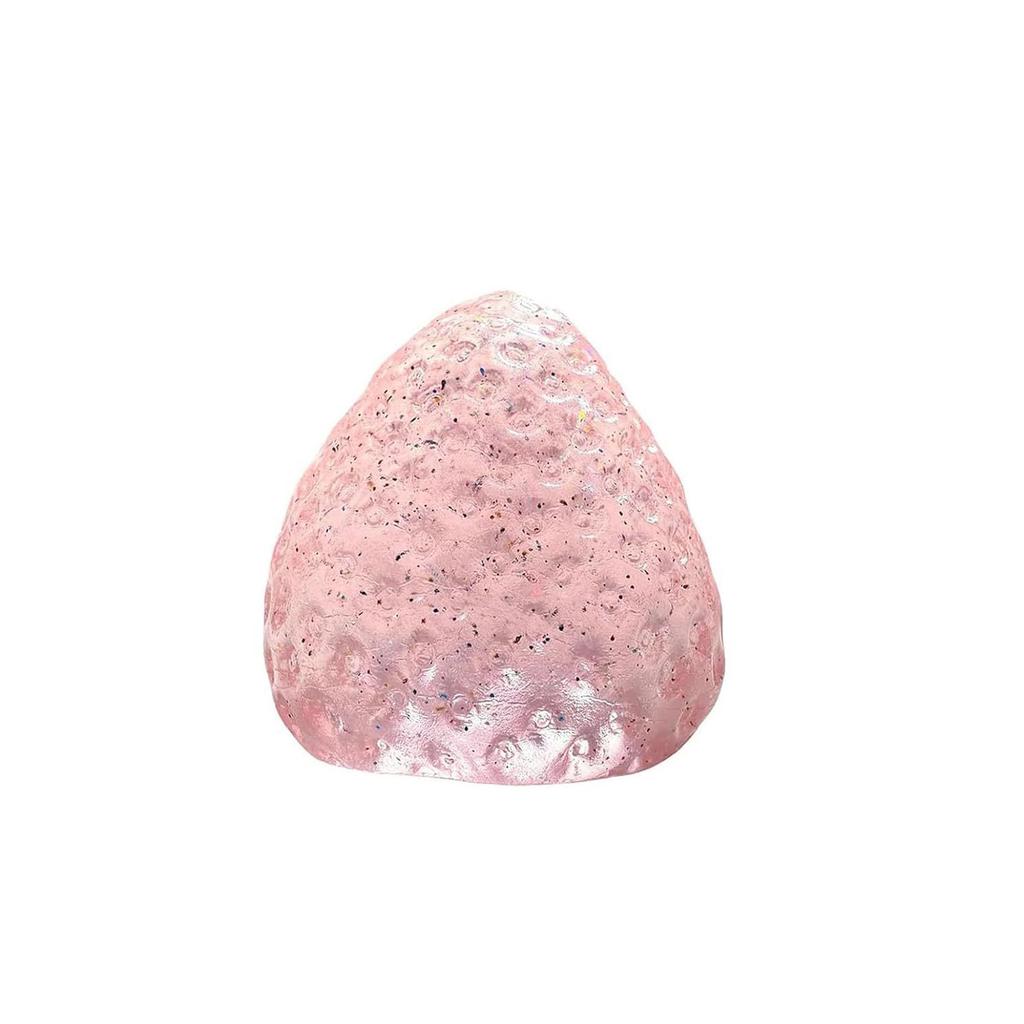 Simulated Strawberry Pinch Music, Novel Stress Relief Toy, Silicone Feel Stress Relief and Release Toy
