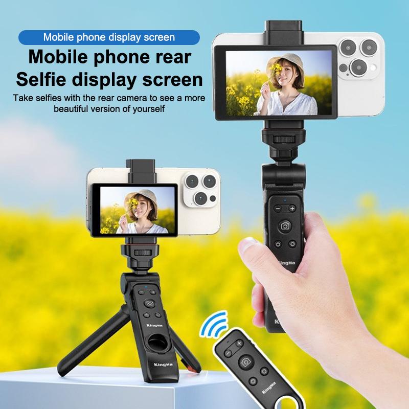 Vlog Selfie Monitor Screen For Iphone Android Xiaomi Samsung Smartphone Rear Camera Wireless Magnetic Selfie Monitor Screen